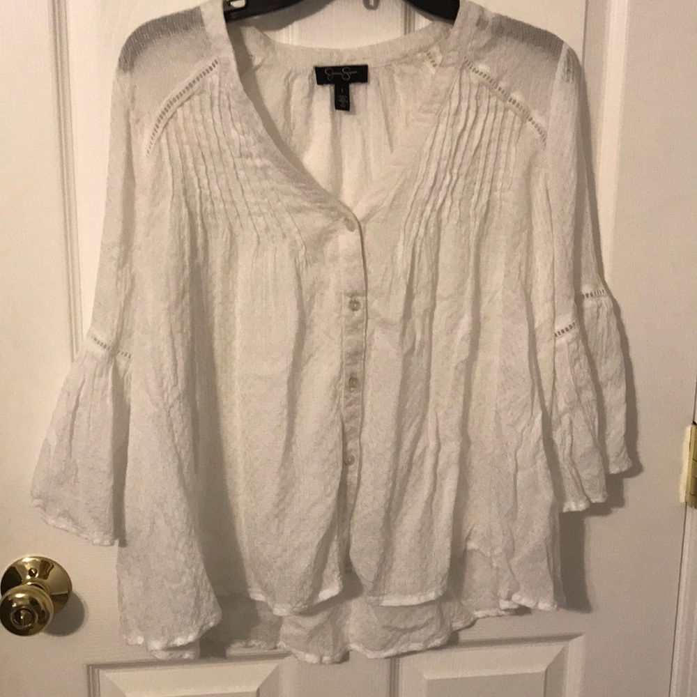 boho long-sleeve blouse